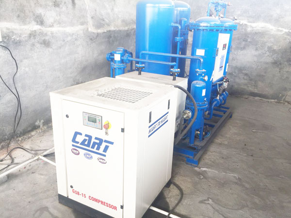 婁底某礦山購置的卡爾特空壓機(jī)組